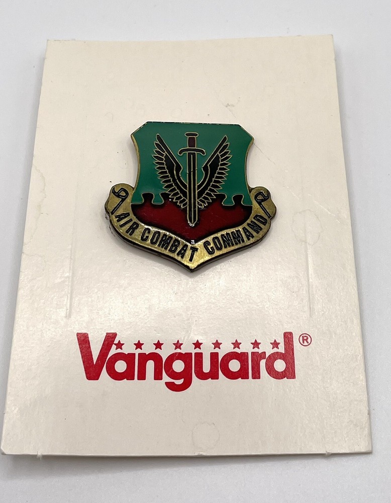 USAF Combat Command Pin on original card  New! - Vanguard