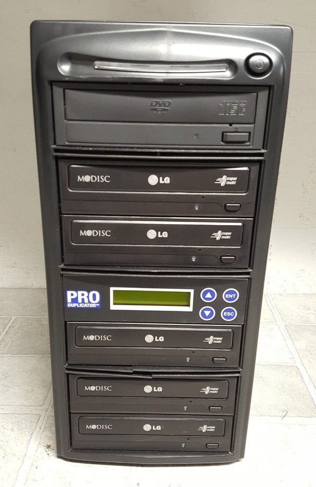 LG Pro Duplicator 1 TO 5 CD DVD Burner Duplication Tower