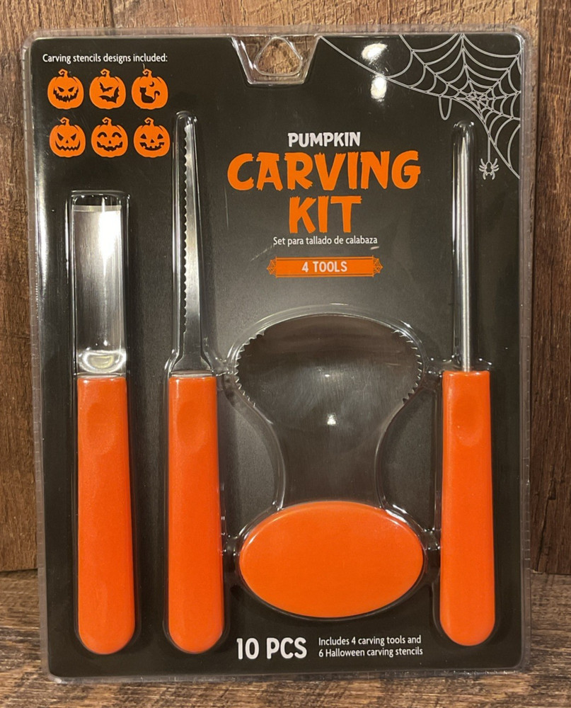 Pumpkin Masters Kits: Lights-Shadow Project Patterns-Mummy’s Stare + Tools NIP🎃