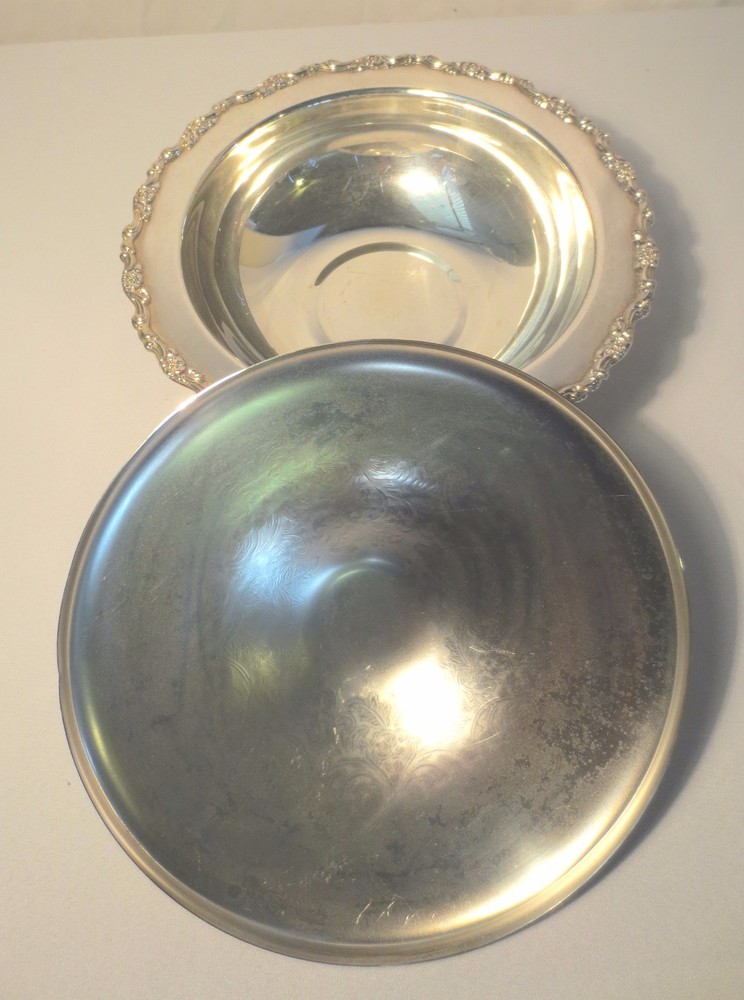 BEAUTIFUL ORNATE ONEIDA SILVER PLATE COVERED SERVING DISH WITH LID