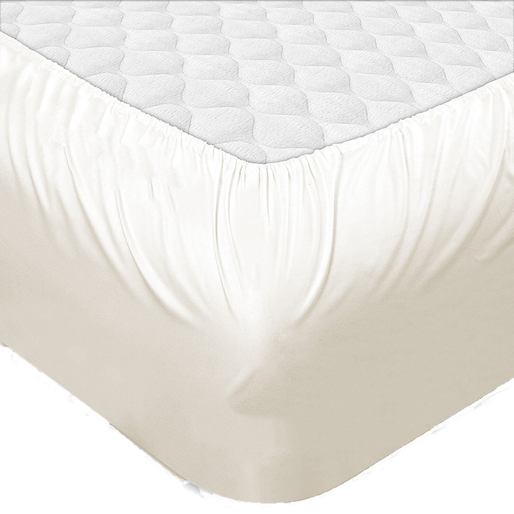 Noble Egyptian Cotton Deep Pocket Bedding Sheets Select Size Ivory Solid