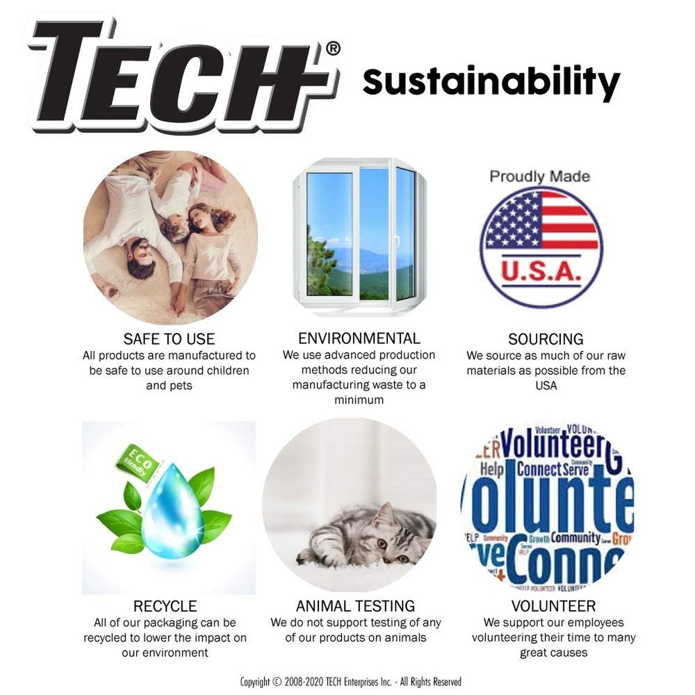 TECH Laundry Stain Remover Spray - Color Safe, Effective Clothes Stain Remove...
