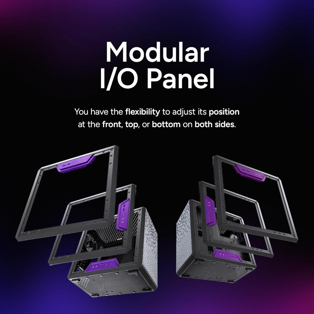 Masterbox Q300L Micro-Atx PC Case – Compact Matx Computer Case with Magnetic Dus