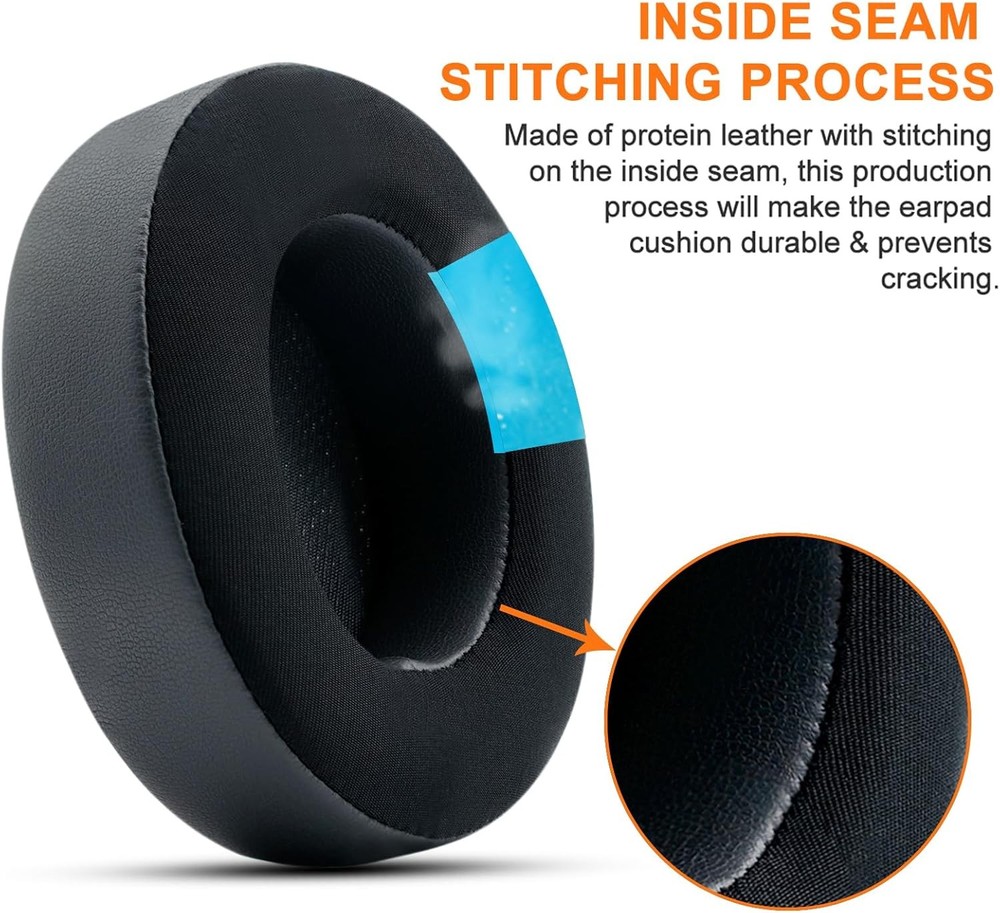 Upgraded Replacement Ear Pads for Beats Studio 3, GVOEARS Titanium Grey