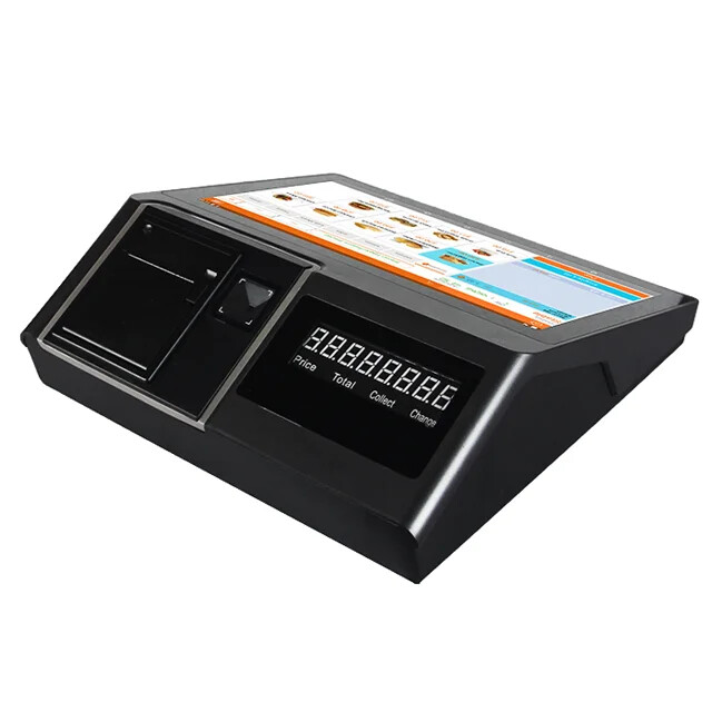 11.6" Touch Screen Android POS System Cash Register with LED8 Customer Display