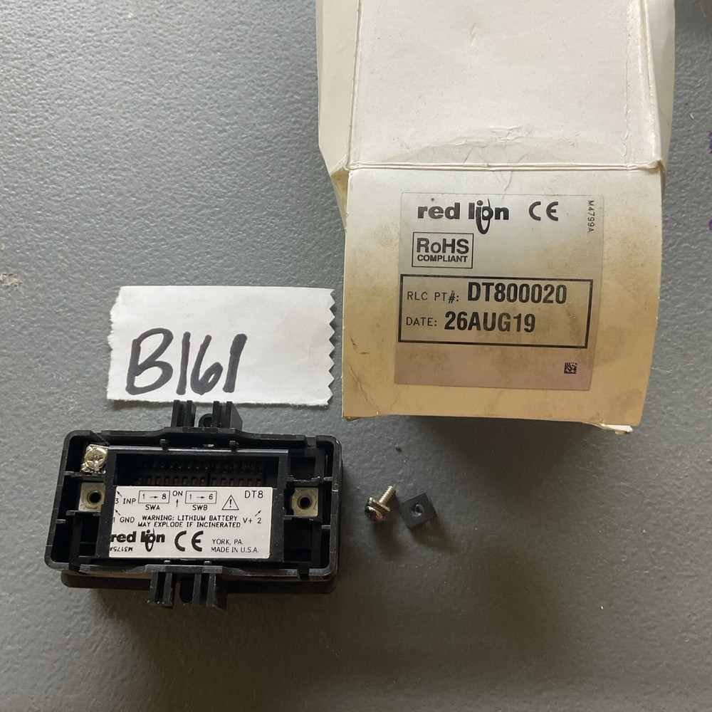 Red Lion Controls DT80020 Digital Panel Meters- ECS