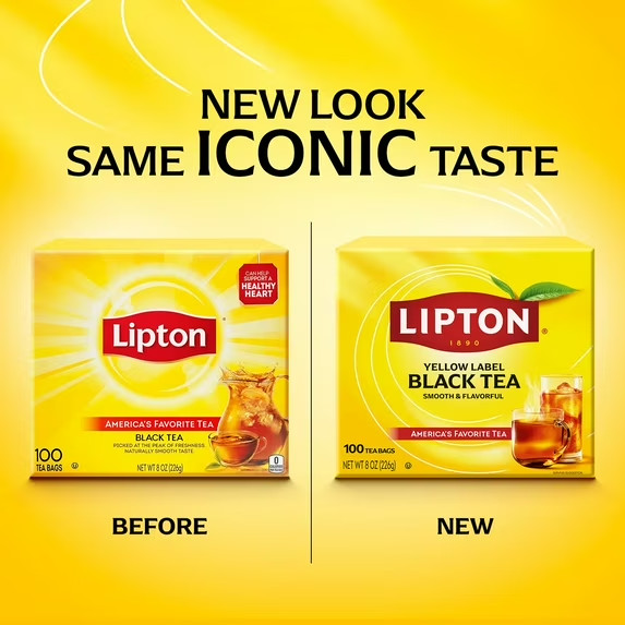 Lipton Black Tea bags, 100 count.