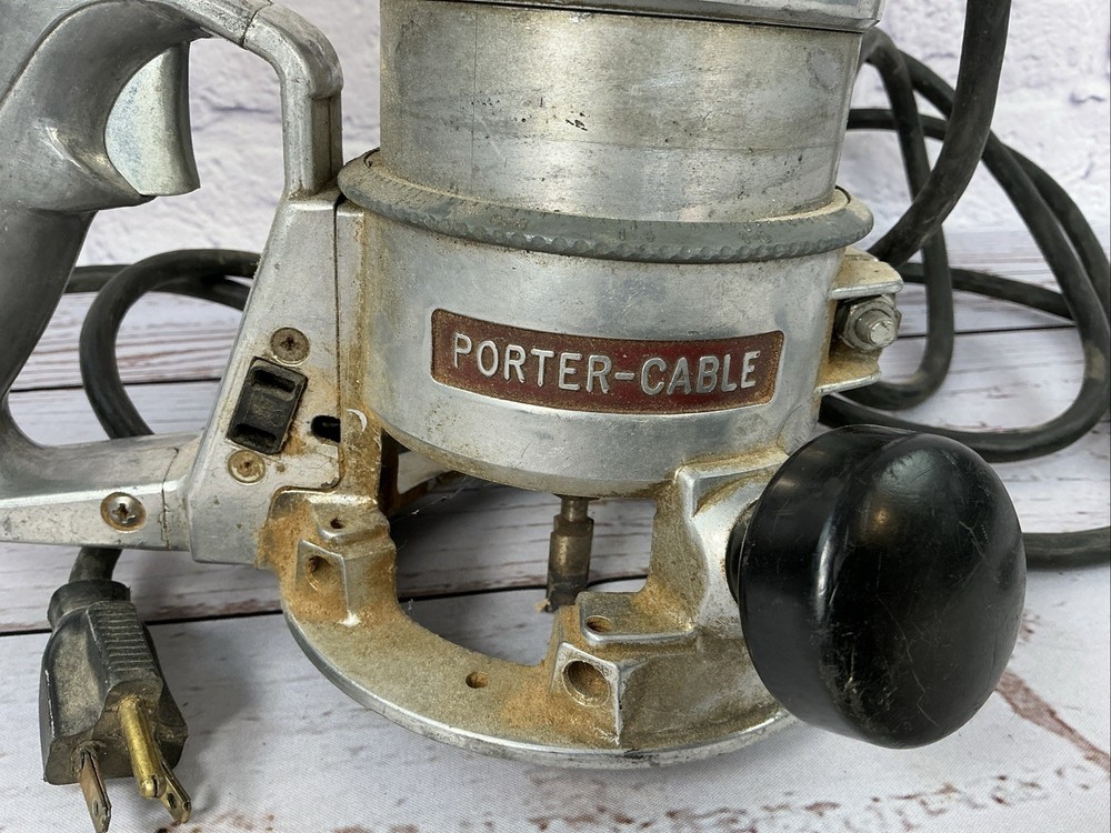 Vintage Porter Cable Router Model 150-M Motor with Base Tested working