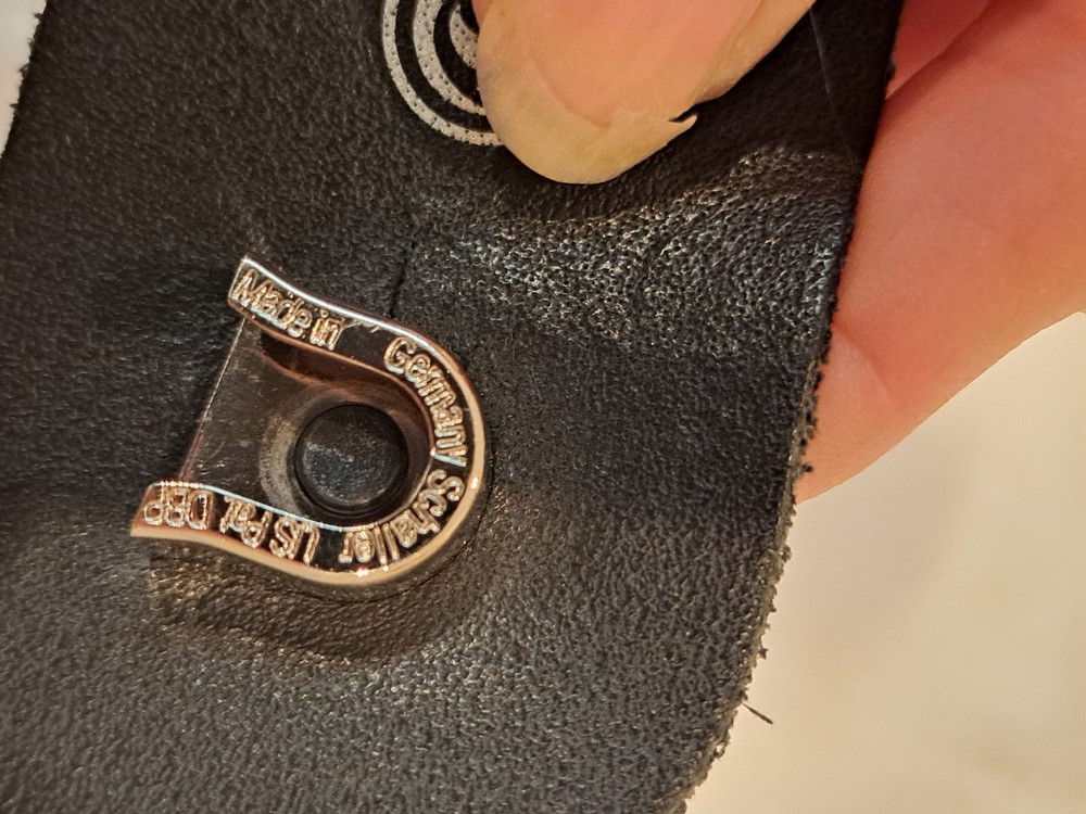 Woven Guitar Strap, Celtic Vintage Made Germany W Attachment