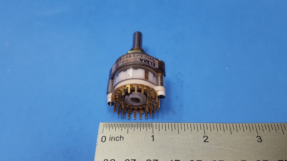 SELECTOR SWITCH, 04-1100B20, ELMA, Rotary, 24 position