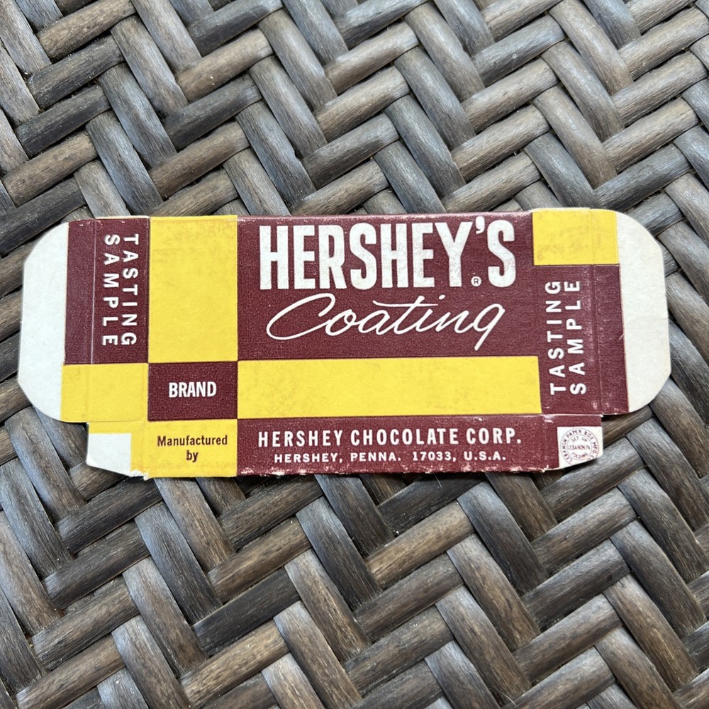 vintage Hershey’s Coating Tasting Sample box unused