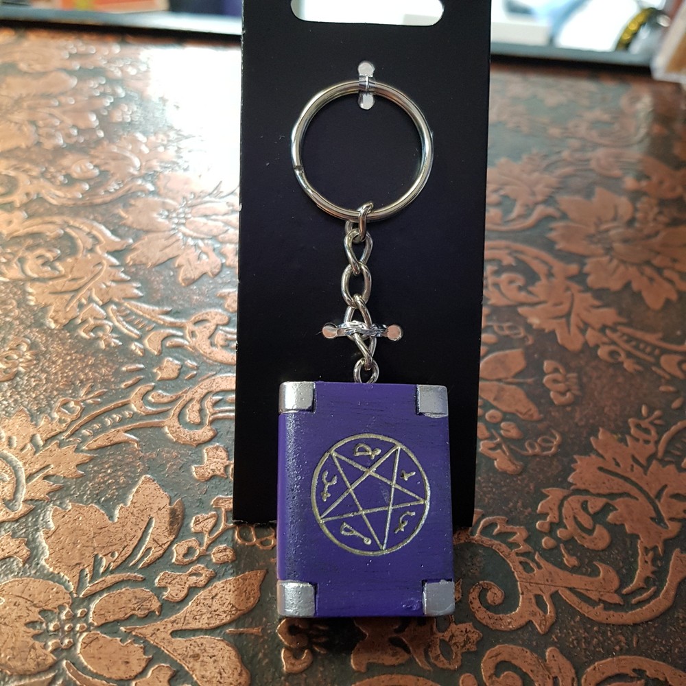 Spell book Key ring