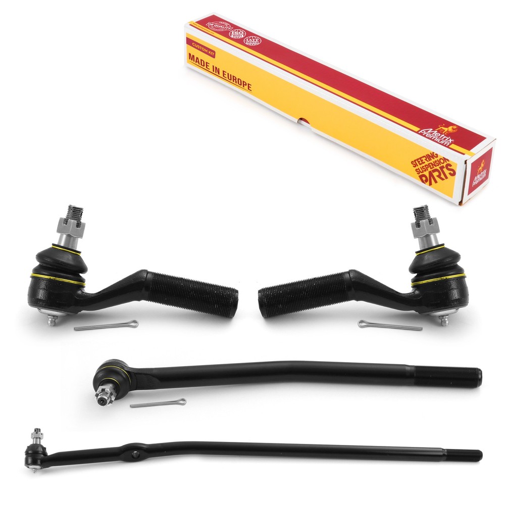 Front Inner & Outer Tie Rod Ends Set For Ford E-150 E-250 E-350 E-450 Super Duty