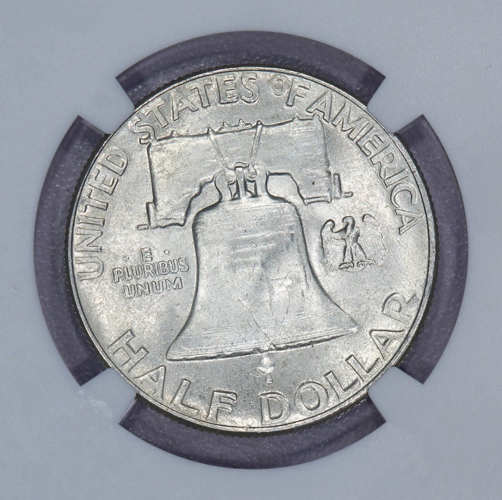1955 Franklin Half Dollar 50c NGC MS64FBL