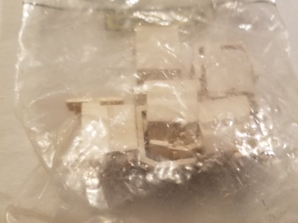 SFBW10 Hubbell Blank Connector Module, White, 10 Pack