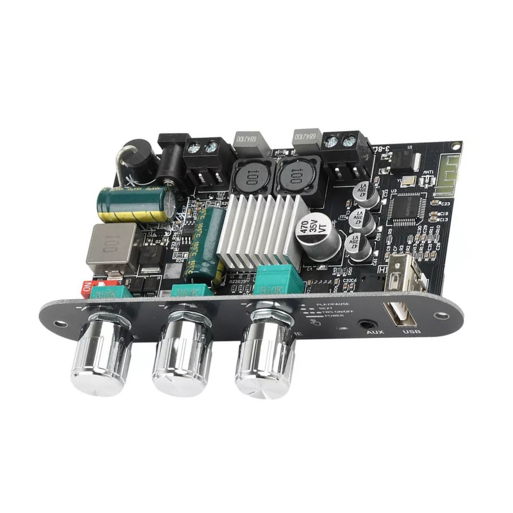 ZK-1001U Audio Power Amplifier Board With Multi-Function Button Control