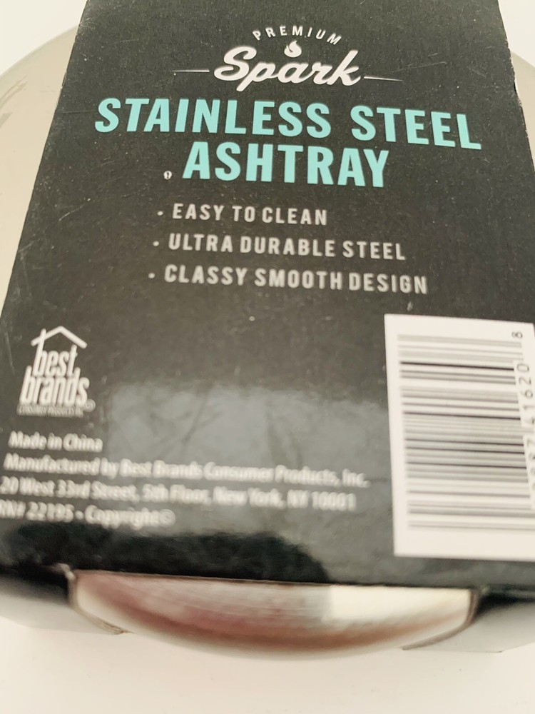 Spark Premium Stainless Steel Ashtray