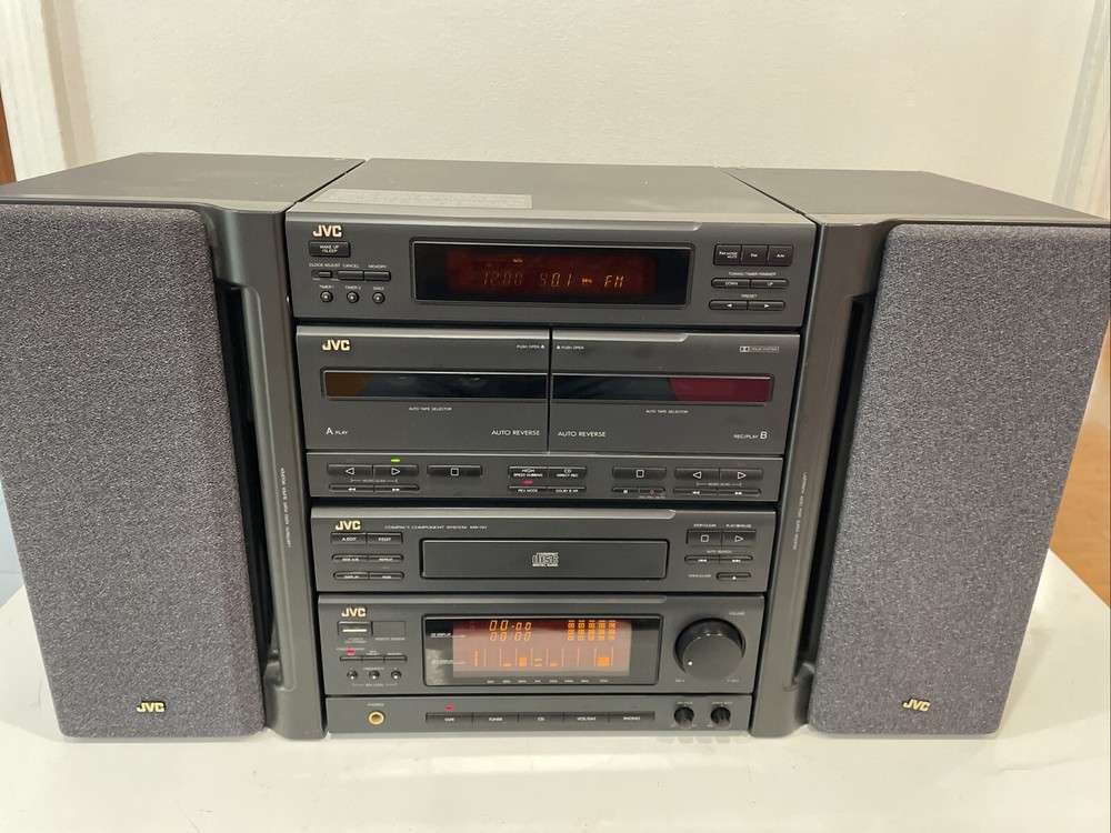 JVC MX-50 Compact Audio Component System CD/Tuner/Dual Cassette