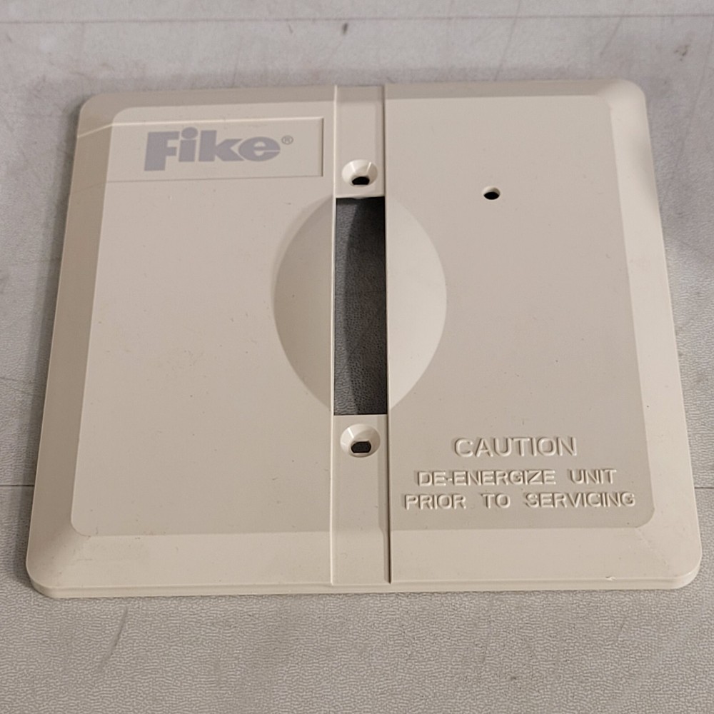 Fike Relay Module Wall Plate Off White Switch Fire 5" X 5"