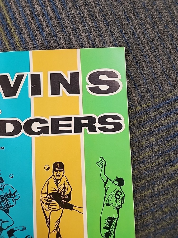 1965 Minnesota Twins Dodgers World Series Program Harmon Killebrew Signed