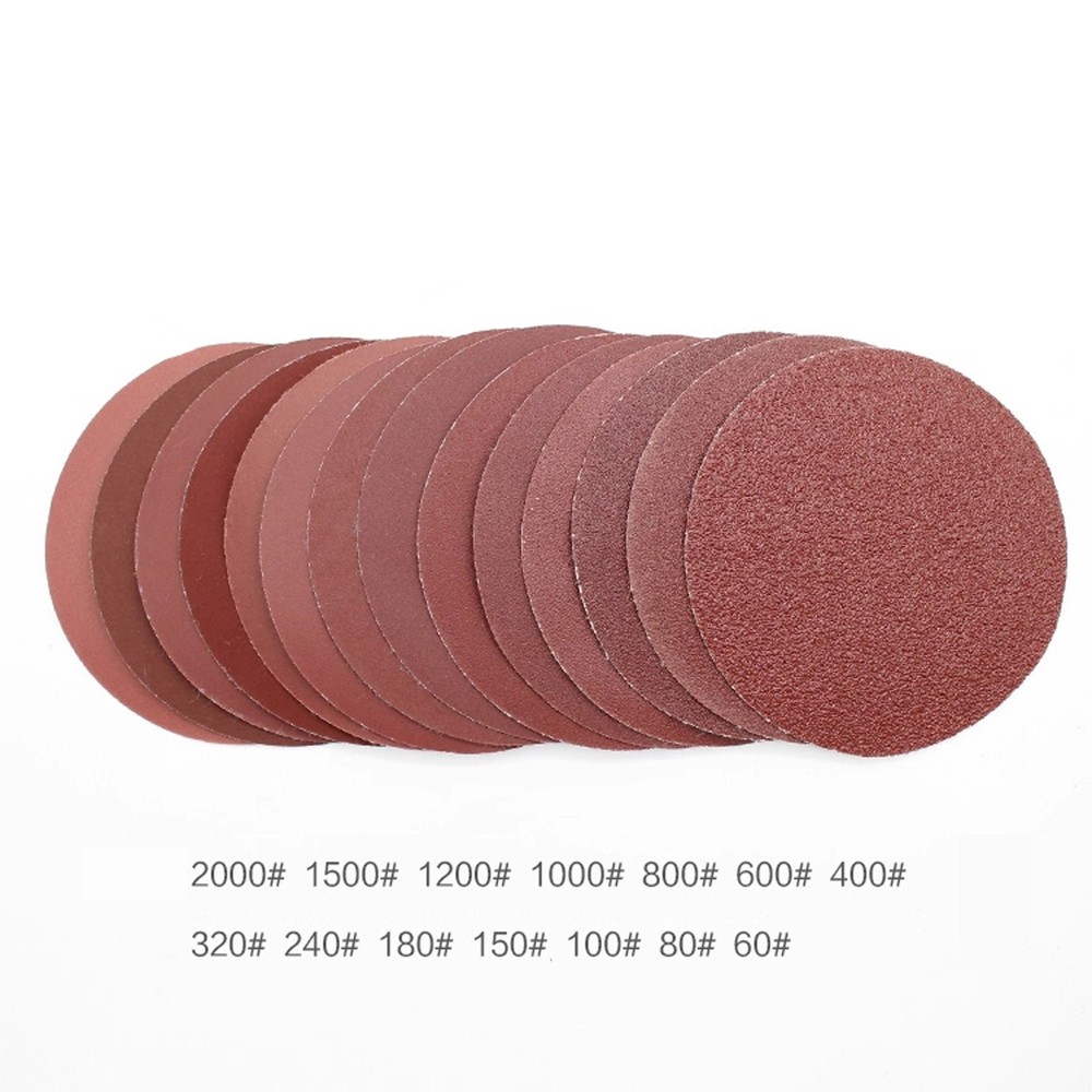 Hook & Loop Sanding Discs 3"-7" Grit 40 - 2000 Abrasive Grinding Sandpaper