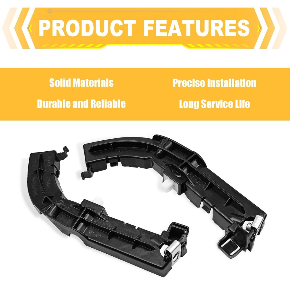 Dunviku Bumper Support Brackets Front Left Right Pair Driver Passenger Side...