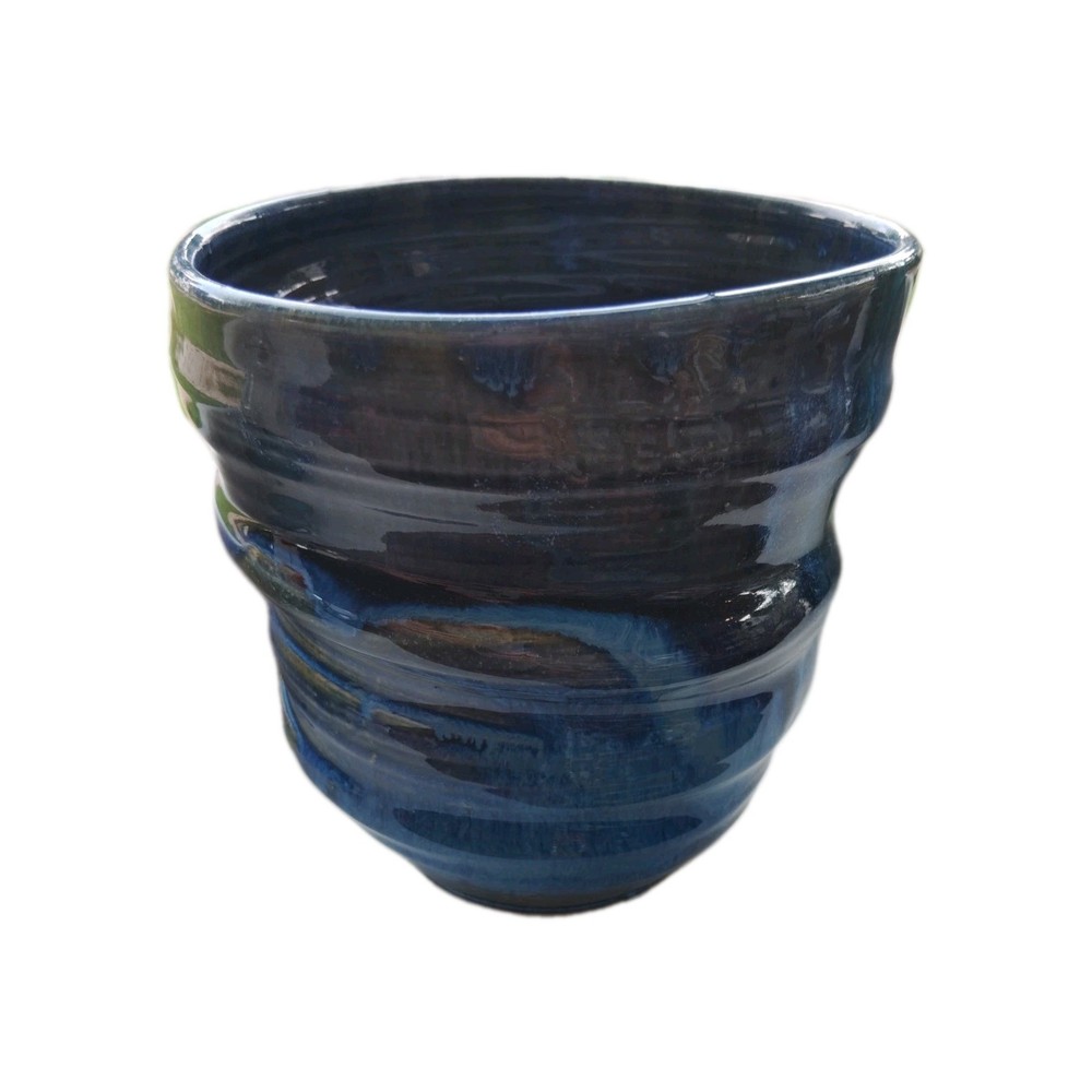 Handmade Pottery Vase Signed L177