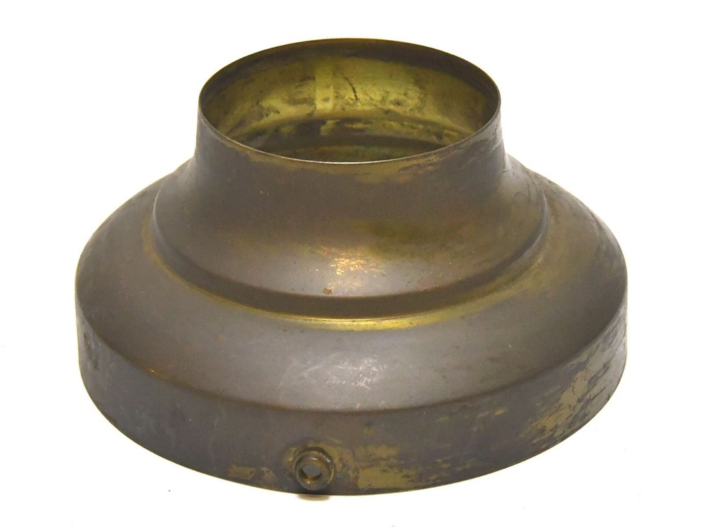 VINTAGE BRASS LIGHT CANOPY COLLAR