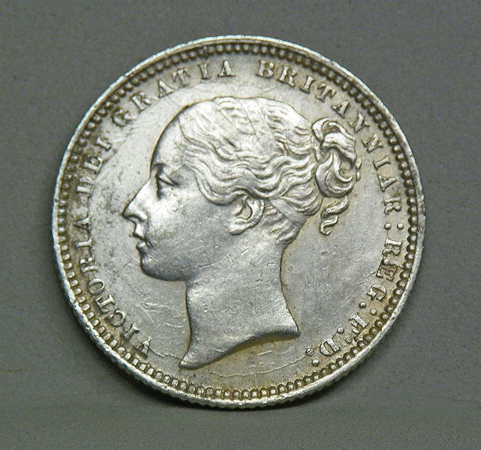 GREAT BRITAIN 1871 SHILLING, High Grade (PT4-29)