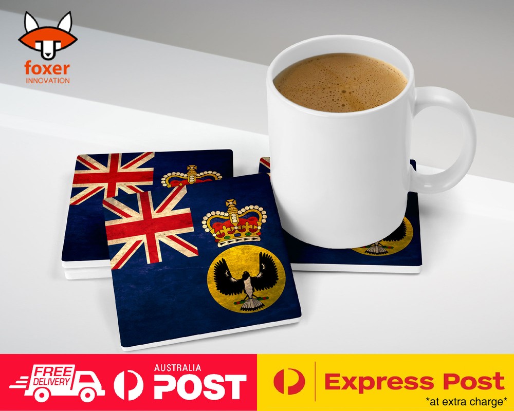 COASTER COFFEE DRINKING MAT|SOUTH AUSTRALIA STATE FLAG #2