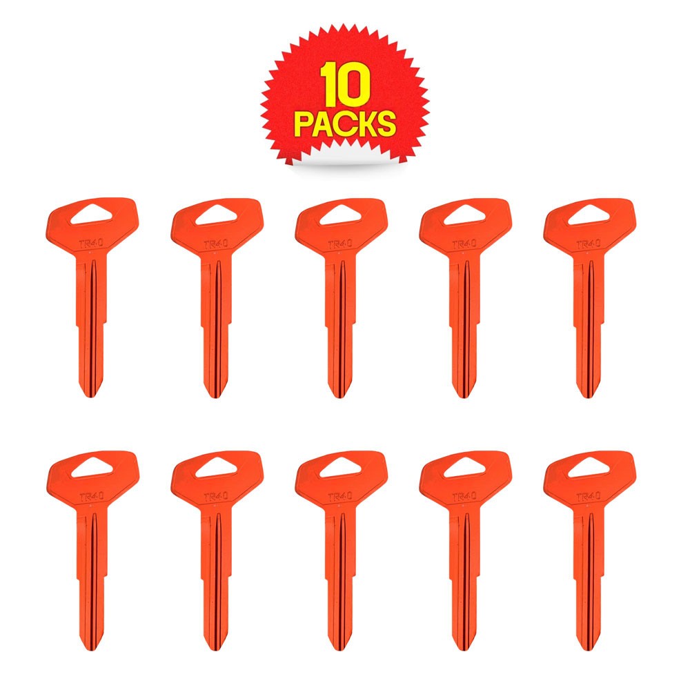 TR40-T-RED / TR40 Key Blank Nickel