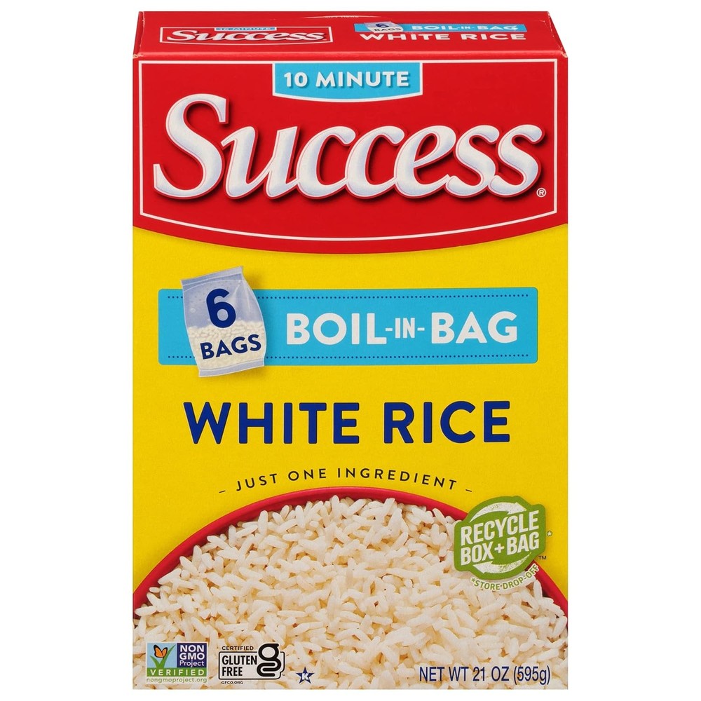 Success Boil-in-Bag White Rice 21 oz
