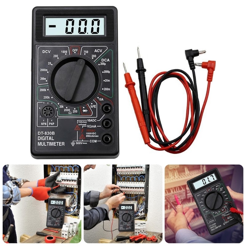Easy To Use Digital Multimeter Circuit Testing Device for Electronics Engineers
