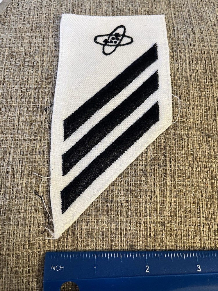 Navy Rate ETSN Electronics Technician Seaman E-3 USN White Rating INV16417
