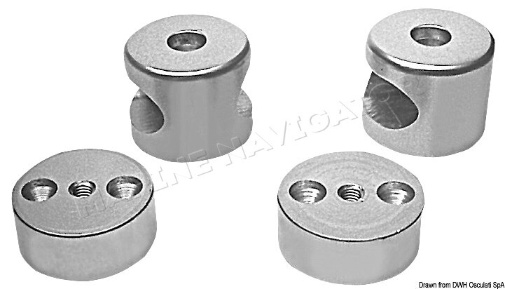 Osculati Alloy Oval Handrail Terminal