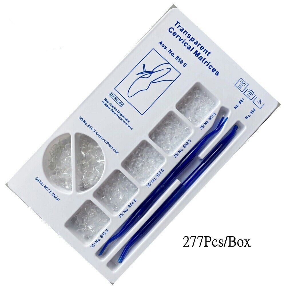 Dental Transparent Cervical Matrices Composite Veneer Gingival Retractor Matrix