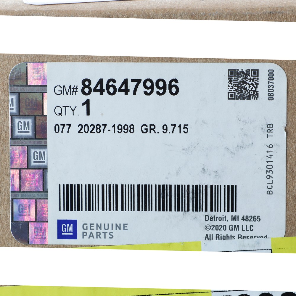 Genuine GM Front View Camera 84647996