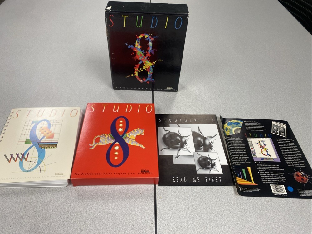 Electronic Arts Studio 8 Professional Paint Program (Macintosh) COMPLETE