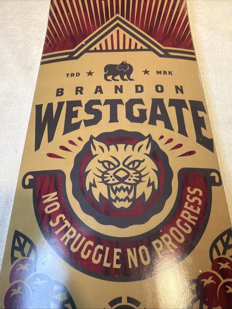 Element Skateboards Brandon Westgate No Struggle No Progress Pro Deck