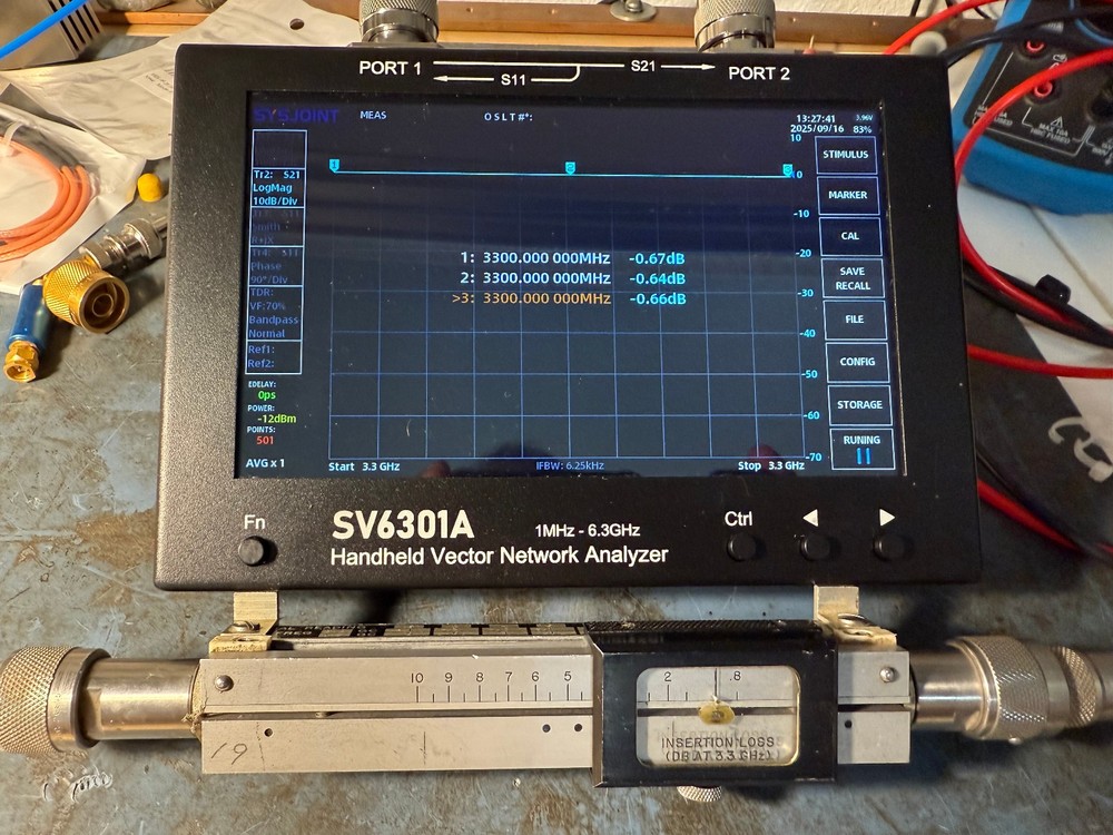 WEINSCHEL  SLIDE VARIABLE ATTENUATOR MODEL 2833-1
