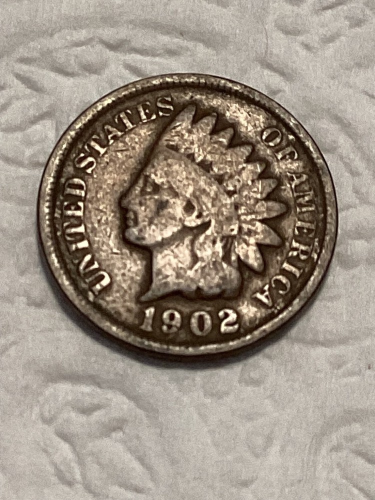 1902 indian head penny very good