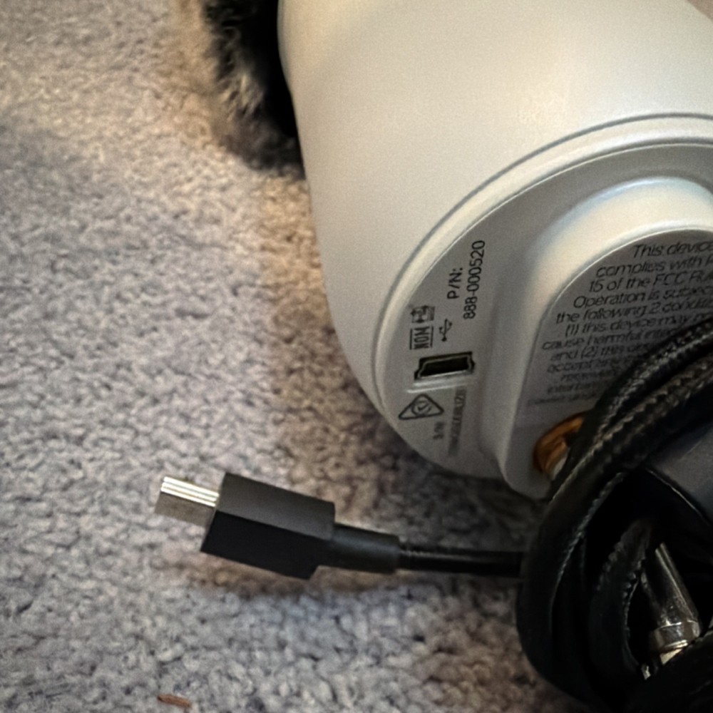 Blue Yeti USB Condenser Microphone White Mute Switch Mounting Plate