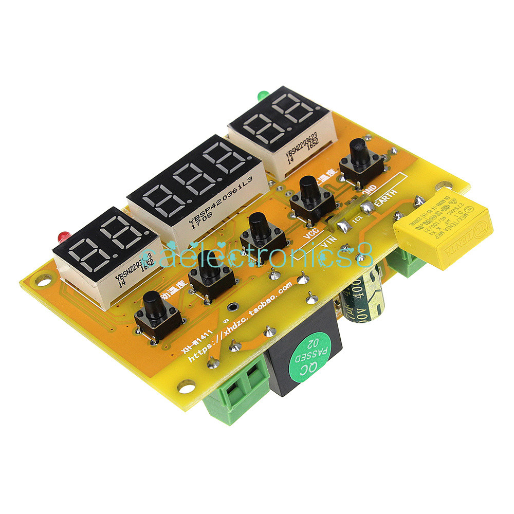 1PCS AC 100-240V 10A LED Digital Temperature Controller Thermostat Control CA