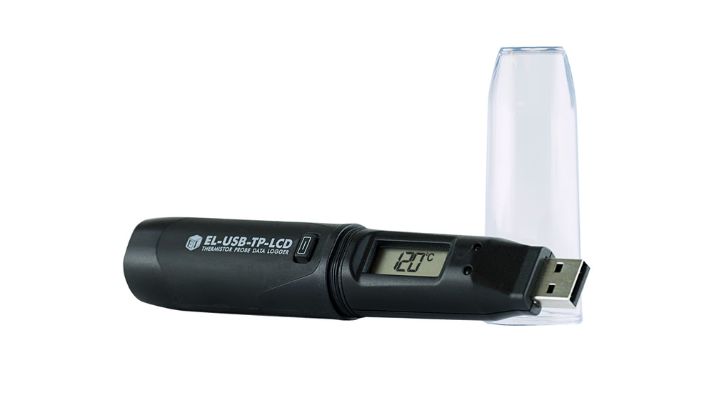 Lascar EL-USB-TP-LCD Thermistor Data Logger with LCD Display w/ USB New