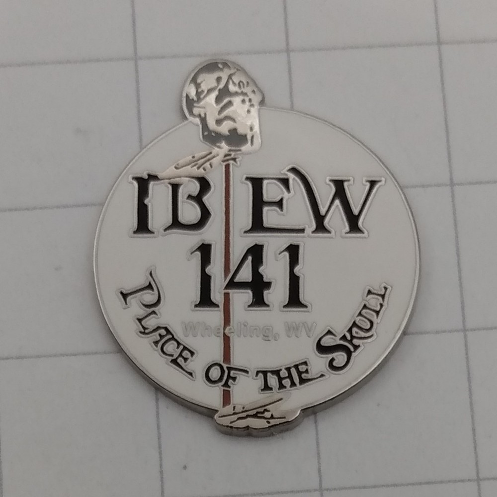 IBEW Lapel Pin Local 141 Wheeling, WV