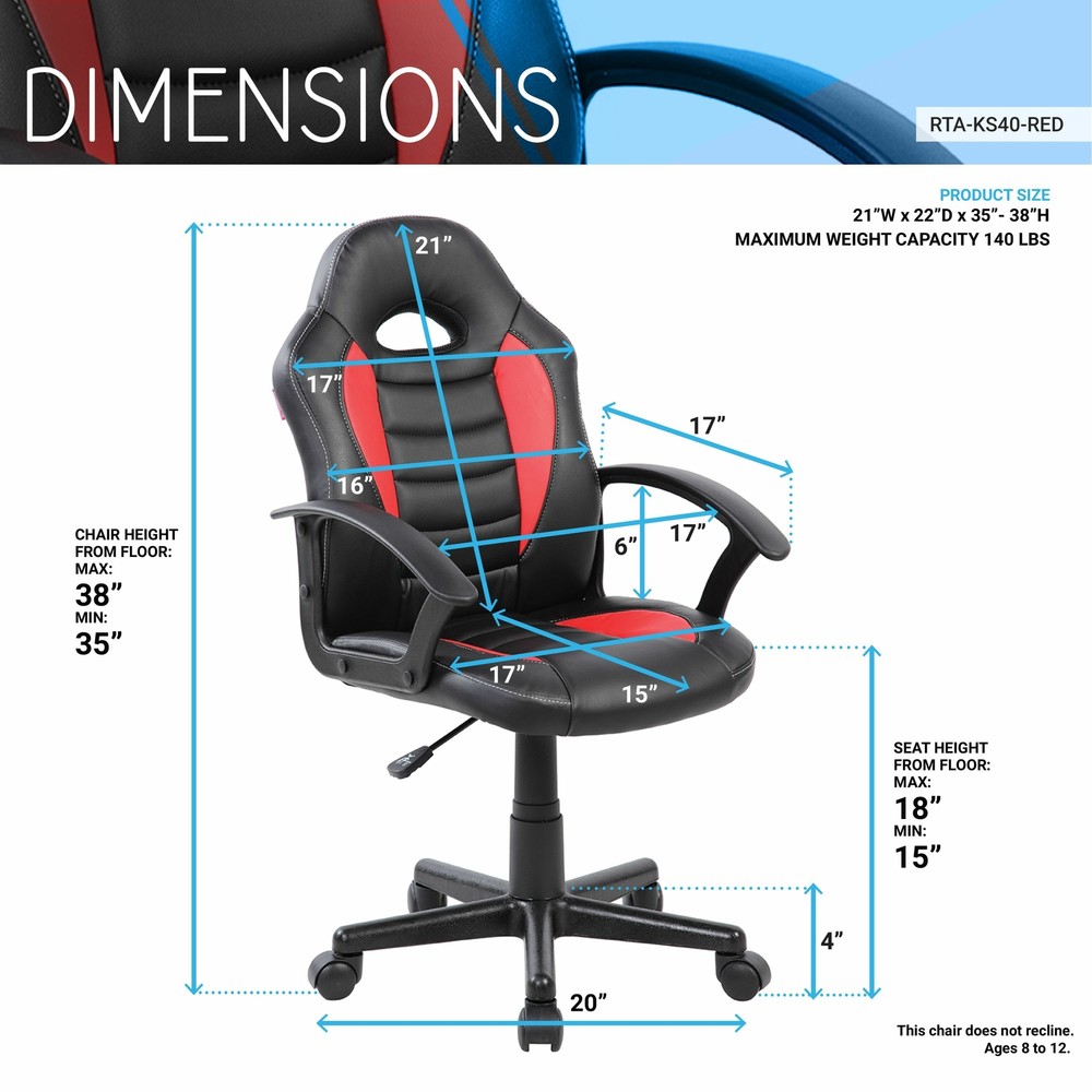 Techni Mobili Gaming Chair for Kids