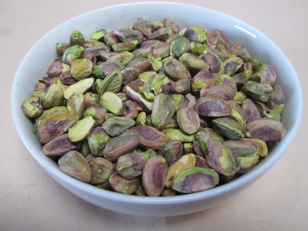 Raw Pistachio Meats, 30 lbs / case-greenbulk