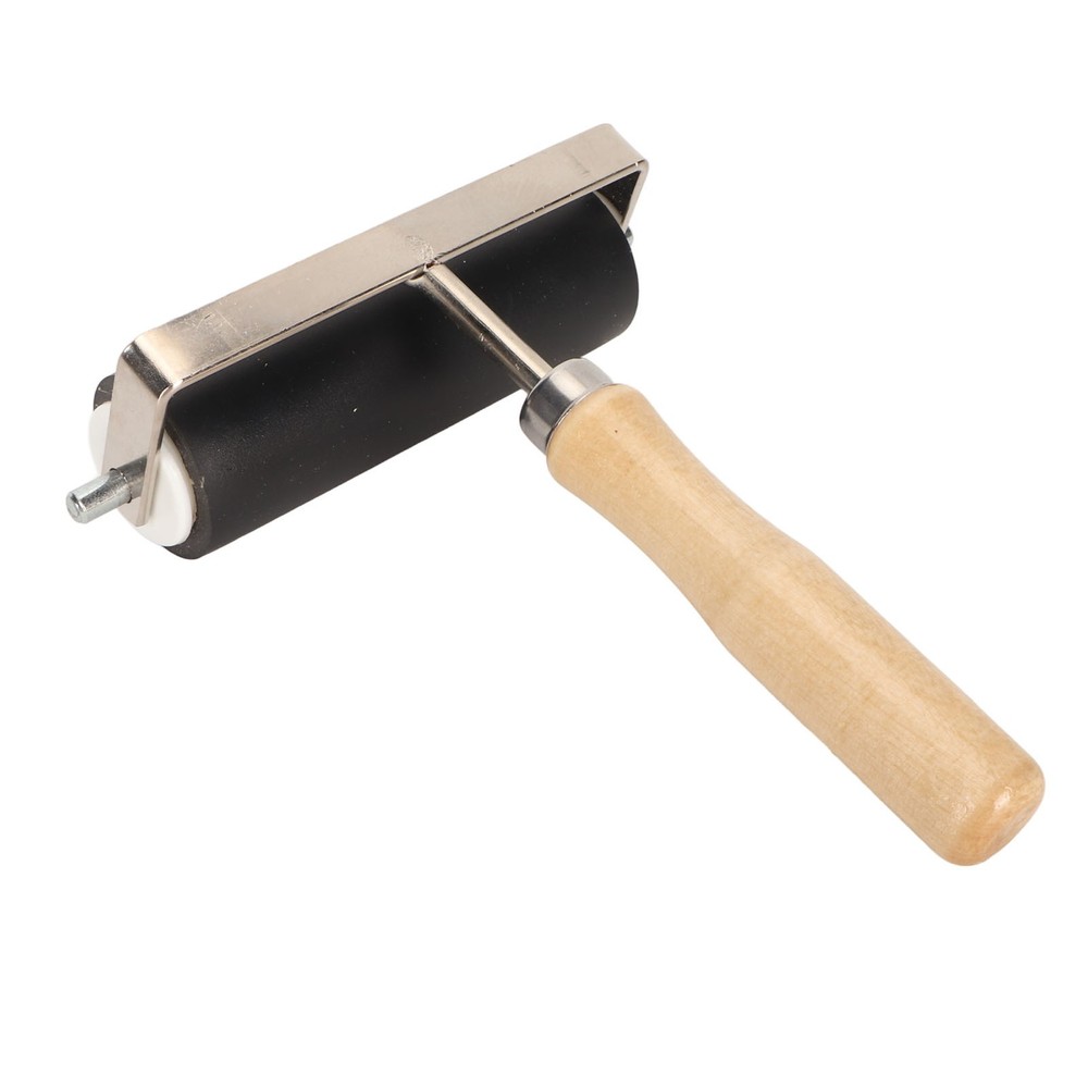 Rubber Brayer Roller Sturdy Wide Ink Roller For Printmaking Stamping
