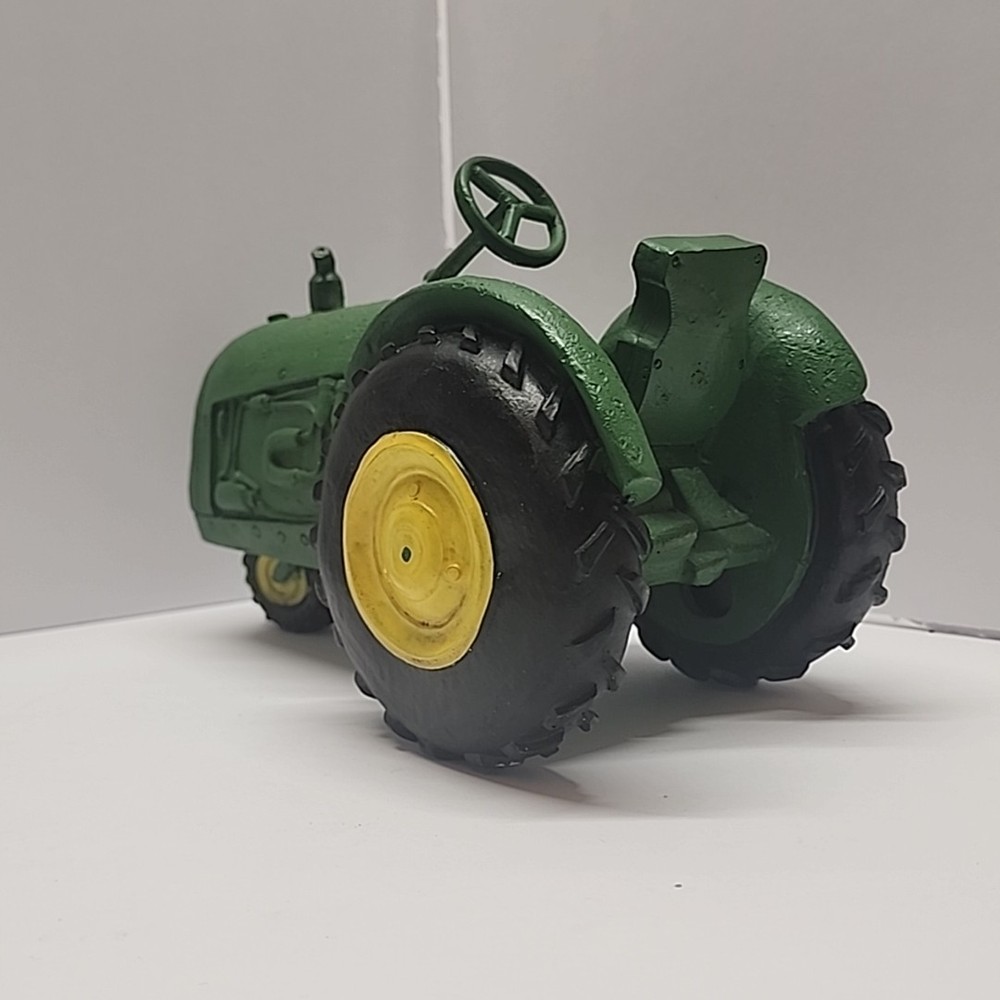 John Deere Green Handmade Tractor Desk/Mantle Clock