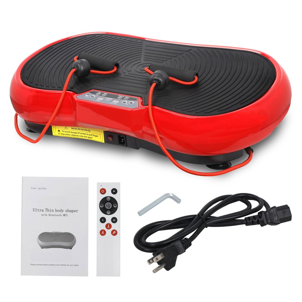 Vibration Platform Plate Full Body Shaker Exercise Machine Massager w/ Bluetooth